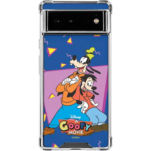 Disney Goofy and Max Google Pixel 6 Clear Case